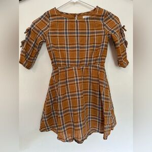 Copper Key Plaid Sundress